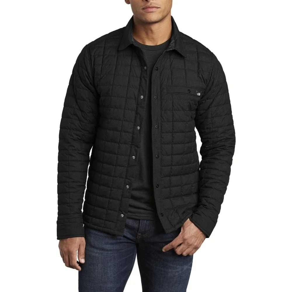 The North Face Thermoball Eco Shirt Jacket Black Men's Medium *Company Logo* - Picture 14 of 15